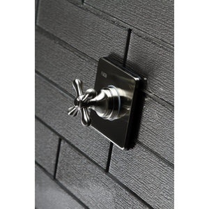 KS3048AX Single-Handle Wall Mount Three-Way Diverter Valve with Trim Kit, Brushed Nickel