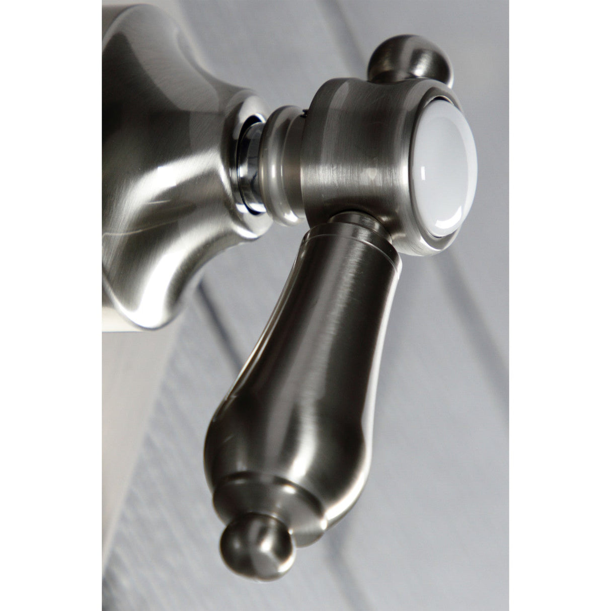 Heirloom KS3048BAL Single-Handle Wall Mount Three-Way Diverter Valve with Trim Kit, Brushed Nickel