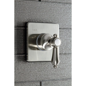 Heirloom KS3048BAL Single-Handle Wall Mount Three-Way Diverter Valve with Trim Kit, Brushed Nickel