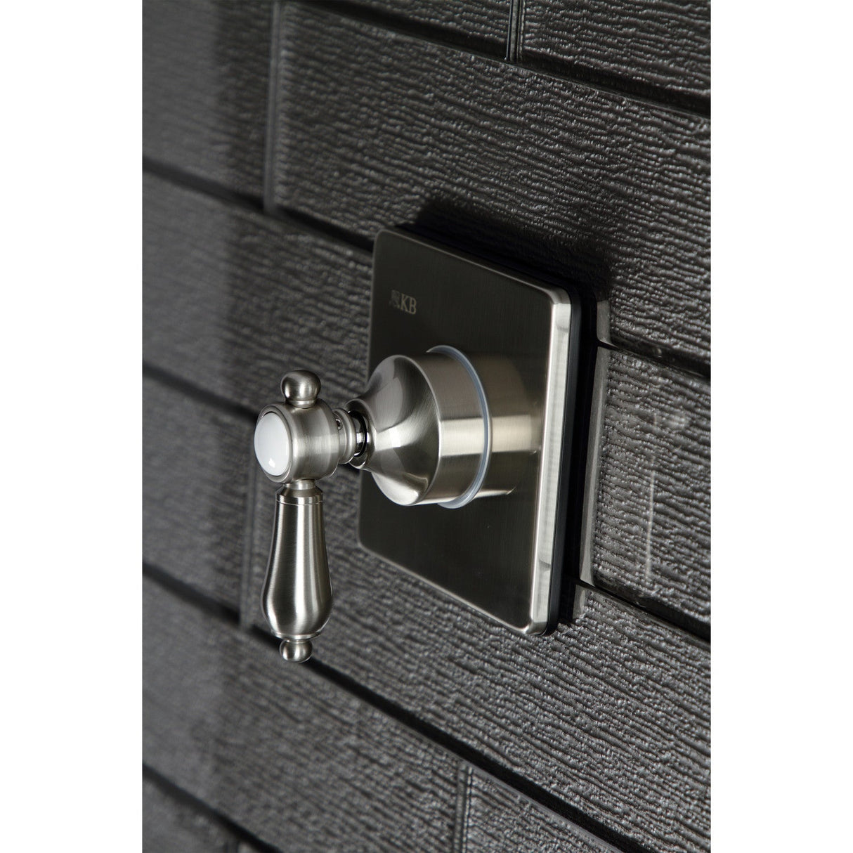 Heirloom KS3048BAL Single-Handle Wall Mount Three-Way Diverter Valve with Trim Kit, Brushed Nickel