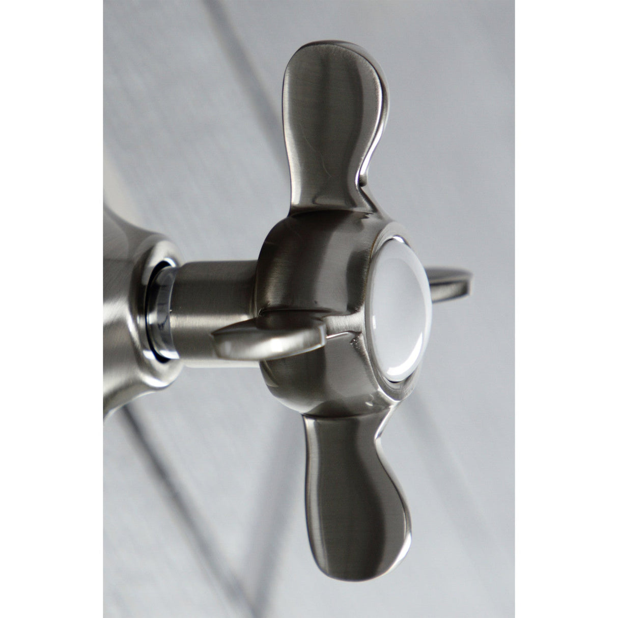KS3048BEX Single-Handle Wall Mount Three-Way Diverter Valve with Trim Kit, Brushed Nickel