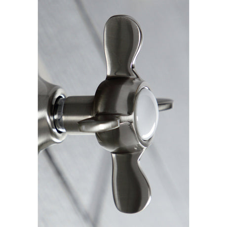 KS3048BEX Single-Handle Wall Mount Three-Way Diverter Valve with Trim Kit, Brushed Nickel