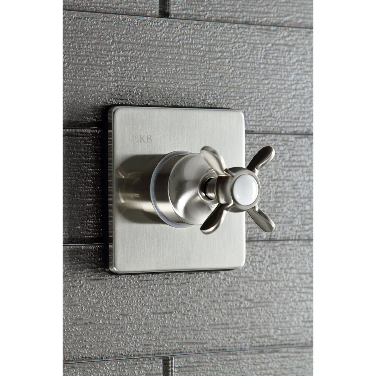 KS3048BEX Single-Handle Wall Mount Three-Way Diverter Valve with Trim Kit, Brushed Nickel