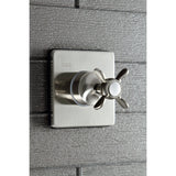 KS3048BEX Single-Handle Wall Mount Three-Way Diverter Valve with Trim Kit, Brushed Nickel