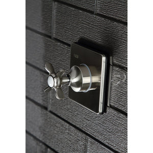 KS3048BEX Single-Handle Wall Mount Three-Way Diverter Valve with Trim Kit, Brushed Nickel