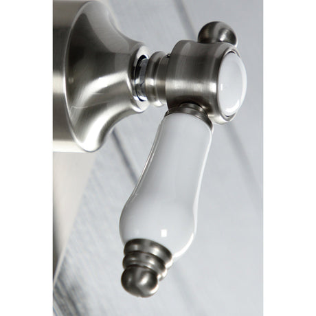 Bel-Air KS3048BPL Single-Handle Wall Mount Three-Way Diverter Valve with Trim Kit, Brushed Nickel