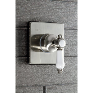 Bel-Air KS3048BPL Single-Handle Wall Mount Three-Way Diverter Valve with Trim Kit, Brushed Nickel
