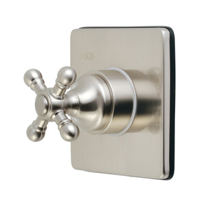 KS3048BX Single-Handle Wall Mount Three-Way Diverter Valve with Trim Kit, Brushed Nickel