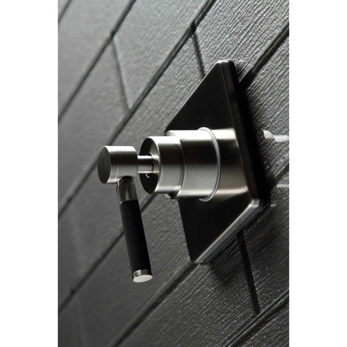 Kaiser KS3048DKL Single-Handle Wall Mount Three-Way Diverter Valve with Trim Kit, Brushed Nickel