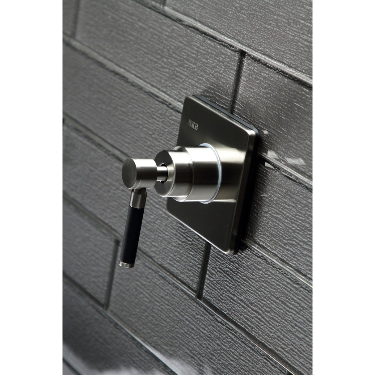 Kaiser KS3048DKL Single-Handle Wall Mount Three-Way Diverter Valve with Trim Kit, Brushed Nickel