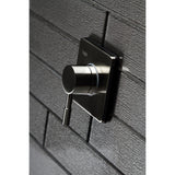Concord KS3048DL Single-Handle Wall Mount Three-Way Diverter Valve with Trim Kit, Brushed Nickel