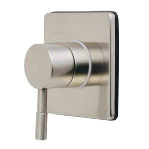 Concord KS3048DL Single-Handle Wall Mount Three-Way Diverter Valve with Trim Kit, Brushed Nickel