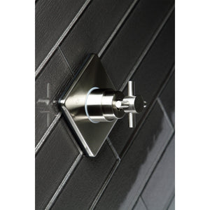 Concord KS3048DX Single-Handle Wall Mount Three-Way Diverter Valve with Trim Kit, Brushed Nickel