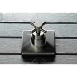 Concord KS3048DX Single-Handle Wall Mount Three-Way Diverter Valve with Trim Kit, Brushed Nickel