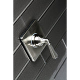 Metropolitan KS3048HL Single-Handle Wall Mount Three-Way Diverter Valve with Trim Kit, Brushed Nickel