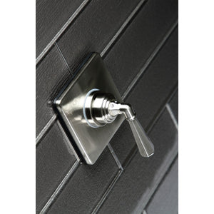 Metropolitan KS3048HL Single-Handle Wall Mount Three-Way Diverter Valve with Trim Kit, Brushed Nickel