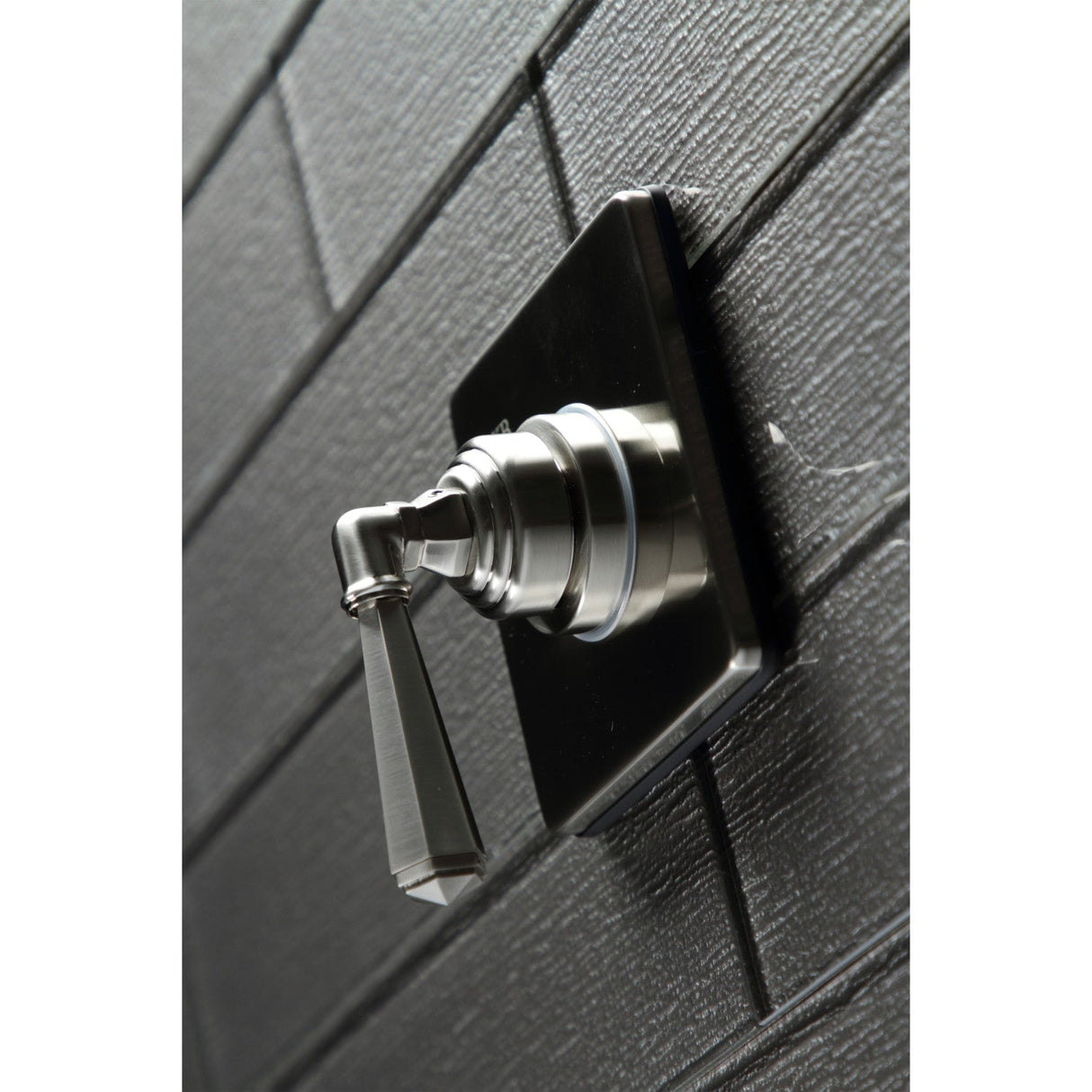 Metropolitan KS3048HL Single-Handle Wall Mount Three-Way Diverter Valve with Trim Kit, Brushed Nickel