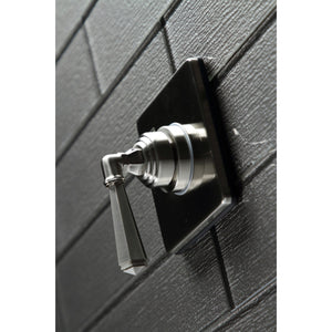 Metropolitan KS3048HL Single-Handle Wall Mount Three-Way Diverter Valve with Trim Kit, Brushed Nickel