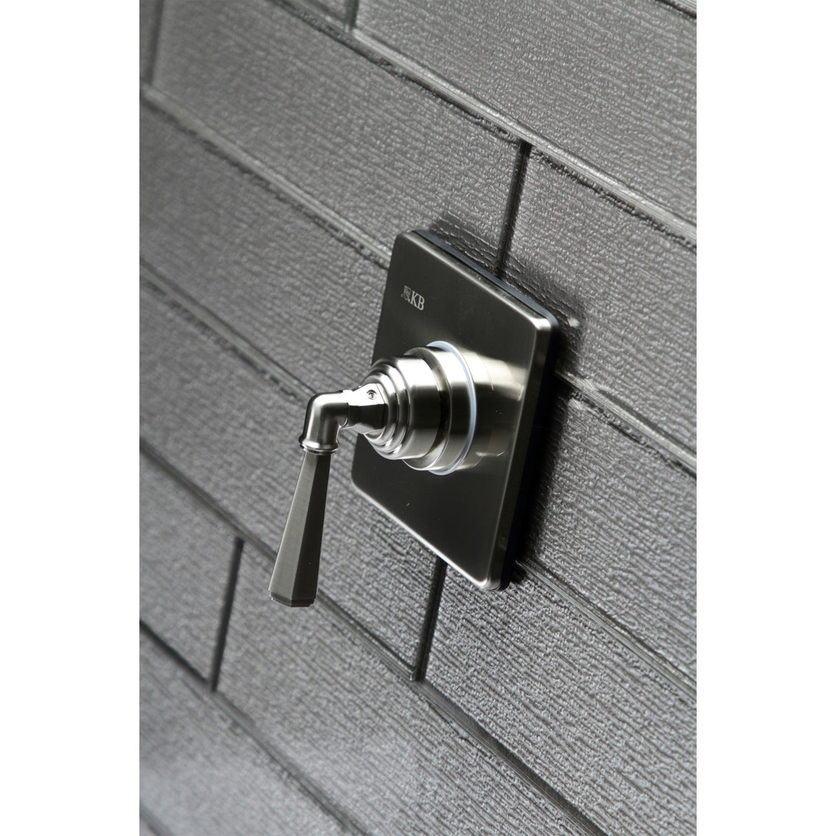 Metropolitan KS3048HL Single-Handle Wall Mount Three-Way Diverter Valve with Trim Kit, Brushed Nickel