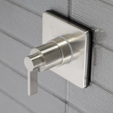 NuvoFusion KS3048NDL Single-Handle Wall Mount Three-Way Diverter Valve with Trim Kit, Brushed Nickel