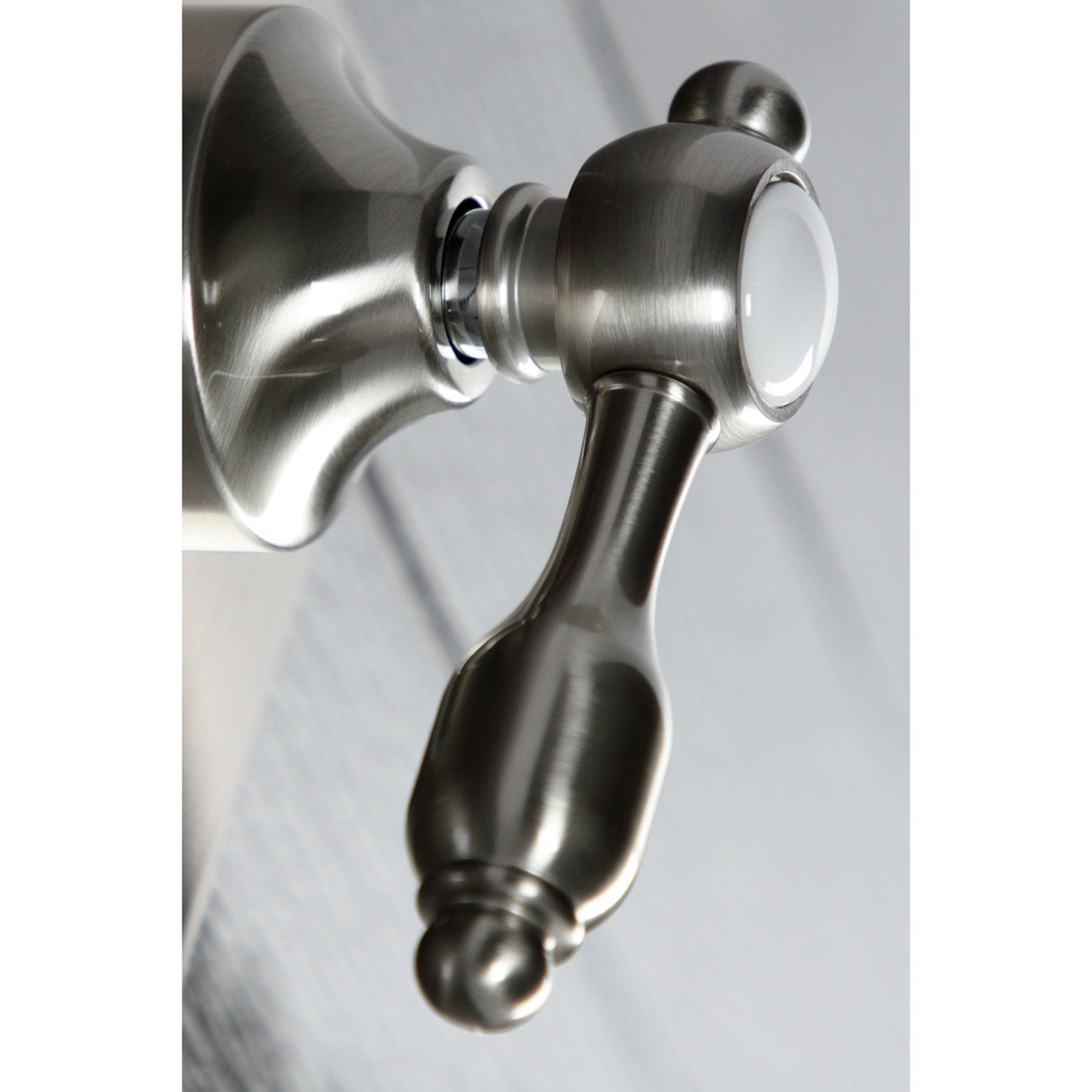 Tudor KS3048TAL Single-Handle Wall Mount Three-Way Diverter Valve with Trim Kit, Brushed Nickel