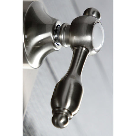 Tudor KS3048TAL Single-Handle Wall Mount Three-Way Diverter Valve with Trim Kit, Brushed Nickel
