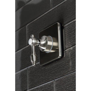 Tudor KS3048TAL Single-Handle Wall Mount Three-Way Diverter Valve with Trim Kit, Brushed Nickel