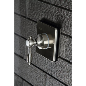 Tudor KS3048TAL Single-Handle Wall Mount Three-Way Diverter Valve with Trim Kit, Brushed Nickel