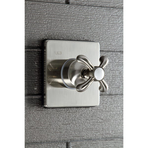 KS3048TX Single-Handle Wall Mount Three-Way Diverter Valve with Trim Kit, Brushed Nickel