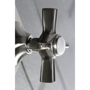 KS3048ZX Single-Handle Wall Mount Three-Way Diverter Valve with Trim Kit, Brushed Nickel