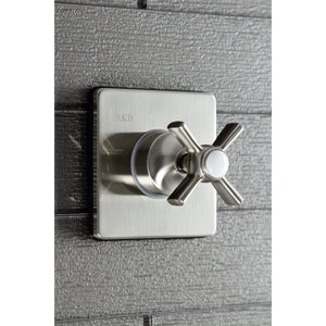 KS3048ZX Single-Handle Wall Mount Three-Way Diverter Valve with Trim Kit, Brushed Nickel