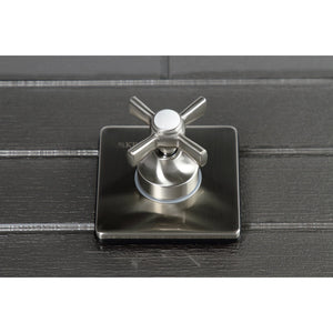 KS3048ZX Single-Handle Wall Mount Three-Way Diverter Valve with Trim Kit, Brushed Nickel
