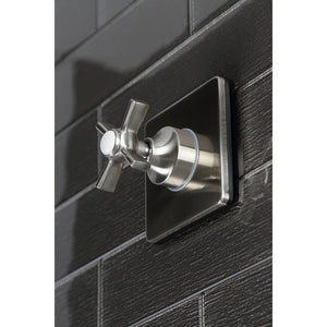 KS3048ZX Single-Handle Wall Mount Three-Way Diverter Valve with Trim Kit, Brushed Nickel