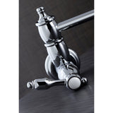 Tudor KS3101TAL Two-Handle 1-Hole Wall Mount Pot Filler, Polished Chrome