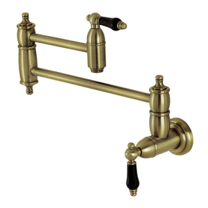 Duchess KS3103PKL Wall Mount Pot Filler, Antique Brass