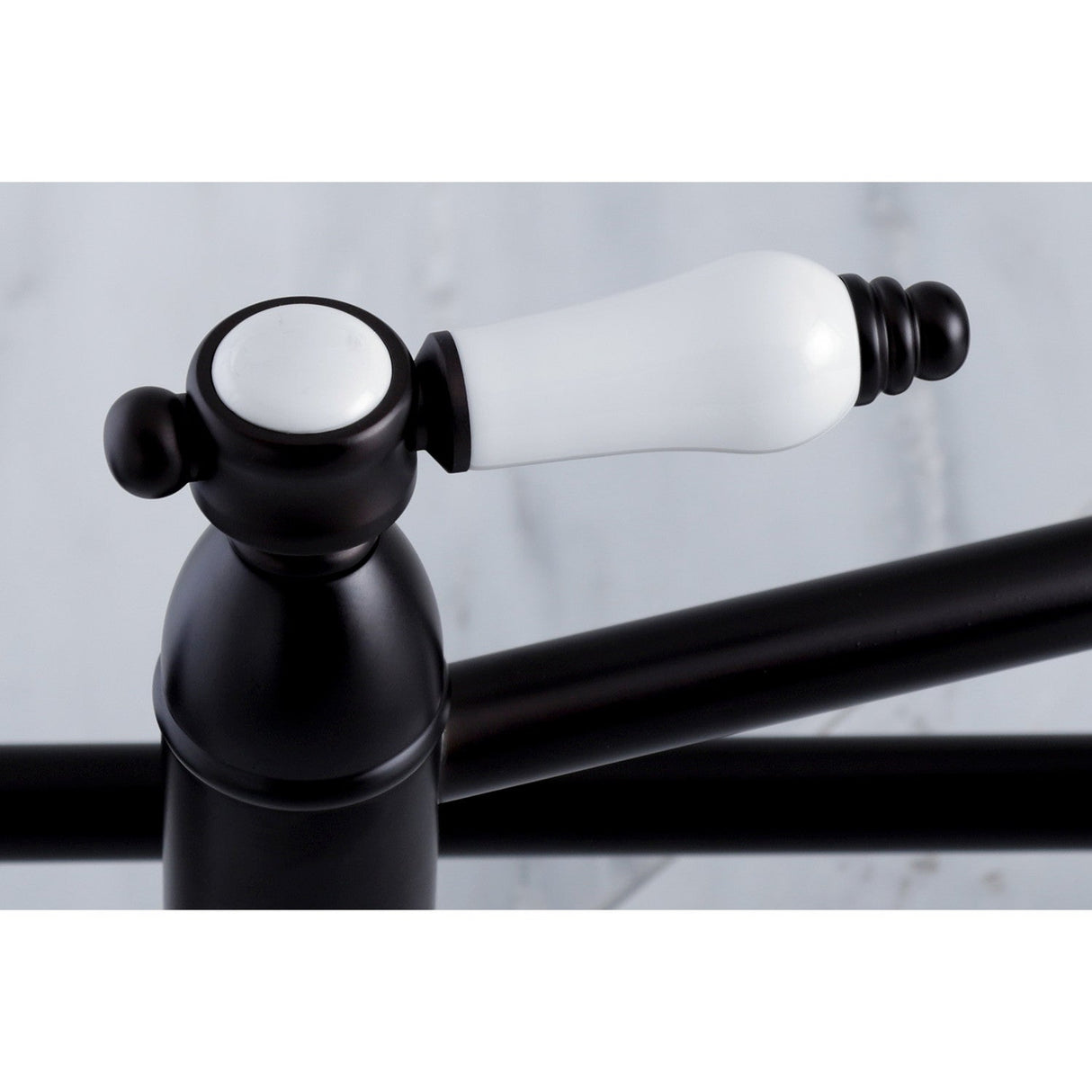 Bel-Air KS3105BPL Two-Handle 1-Hole Wall Mount Pot Filler, Oil Rubbed Bronze