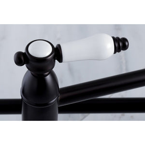 Bel-Air KS3105BPL Two-Handle 1-Hole Wall Mount Pot Filler, Oil Rubbed Bronze