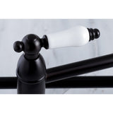 Restoration KS3105PL Two-Handle 1-Hole Wall Mount Pot Filler, Oil Rubbed Bronze