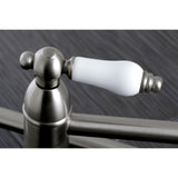Restoration KS3108PL Two-Handle 1-Hole Wall Mount Pot Filler, Brushed Nickel