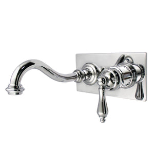 Vintage KS3111AL Single-Handle 2-Hole Wall Mount Bathroom Faucet, Polished Chrome