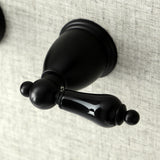 Duchess KS3120PKL Two-Handle Wall Mount Bathroom Faucet, Matte Black
