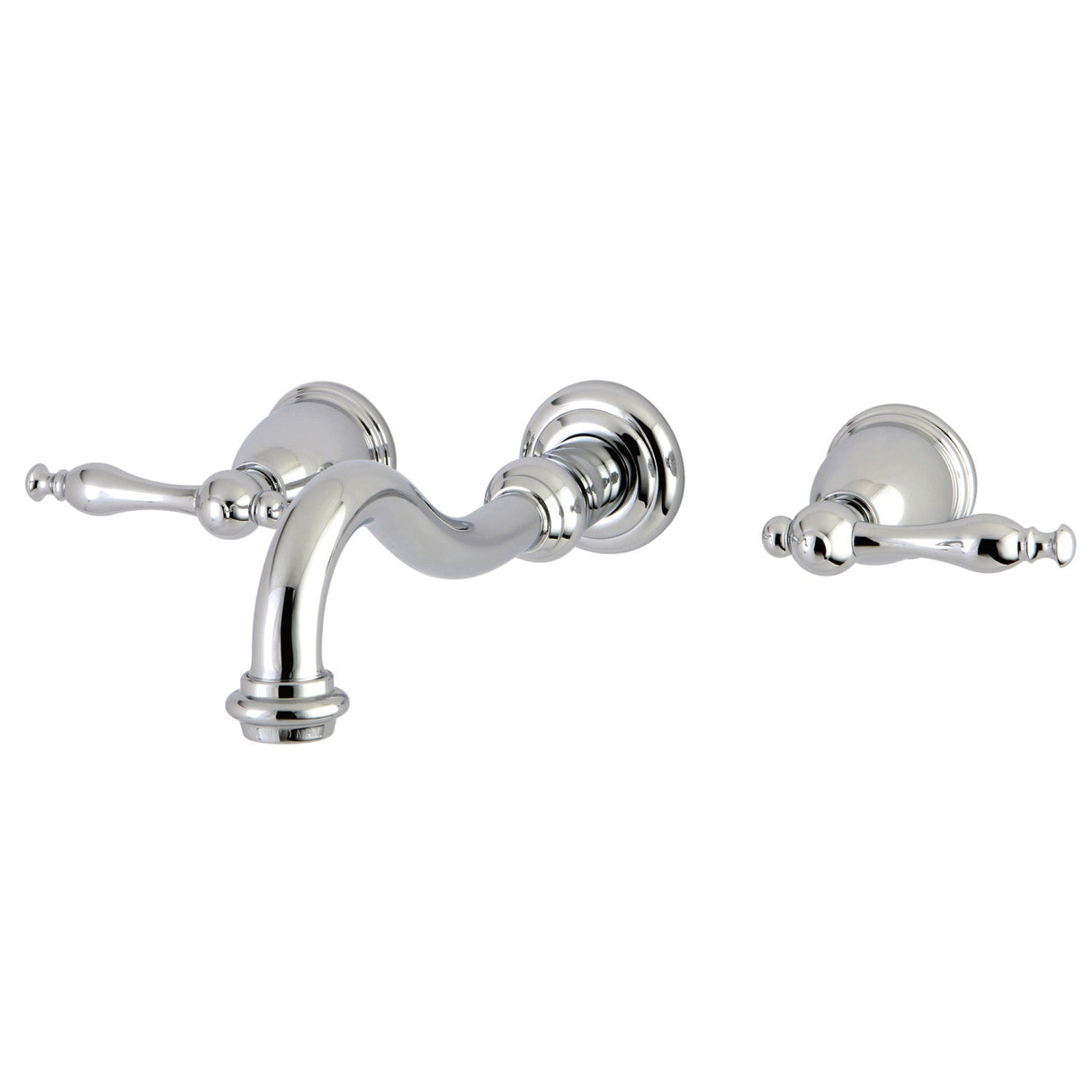 Vintage KS3121NL Two-Handle 3-Hole Wall Mount Bathroom Faucet, Polished Chrome