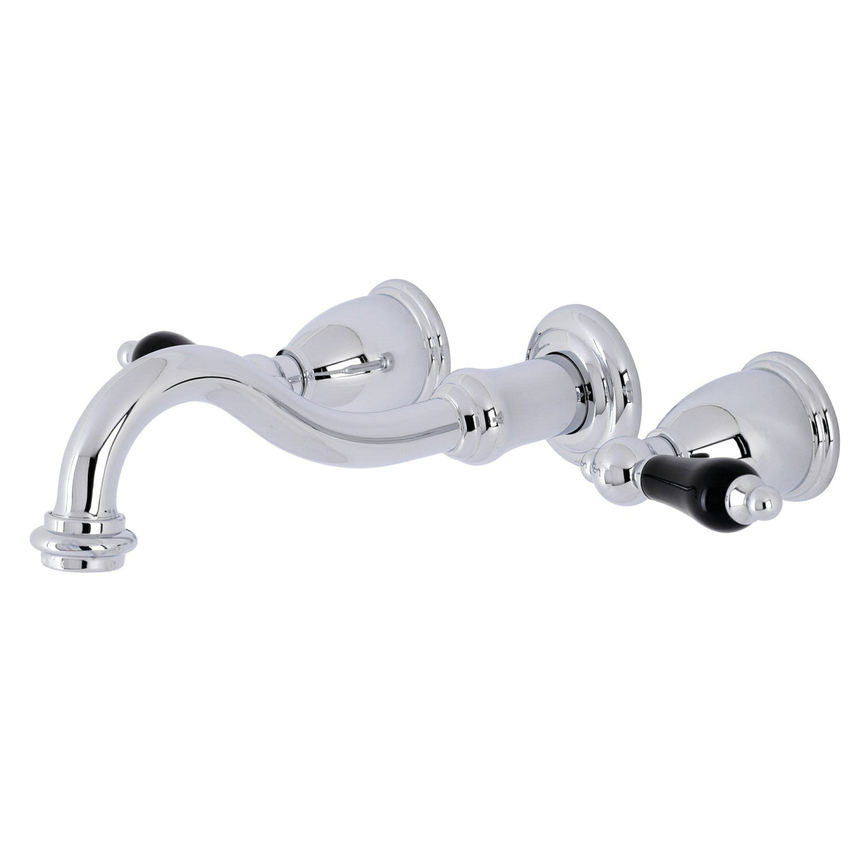 Duchess KS3121PKL Two-Handle Wall Mount Bathroom Faucet, Polished Chrome