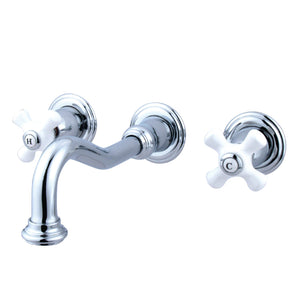 Vintage KS3121PX Two-Handle 3-Hole Wall Mount Bathroom Faucet, Polished Chrome