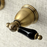 Duchess KS3123PKL Two-Handle Wall Mount Bathroom Faucet, Antique Brass