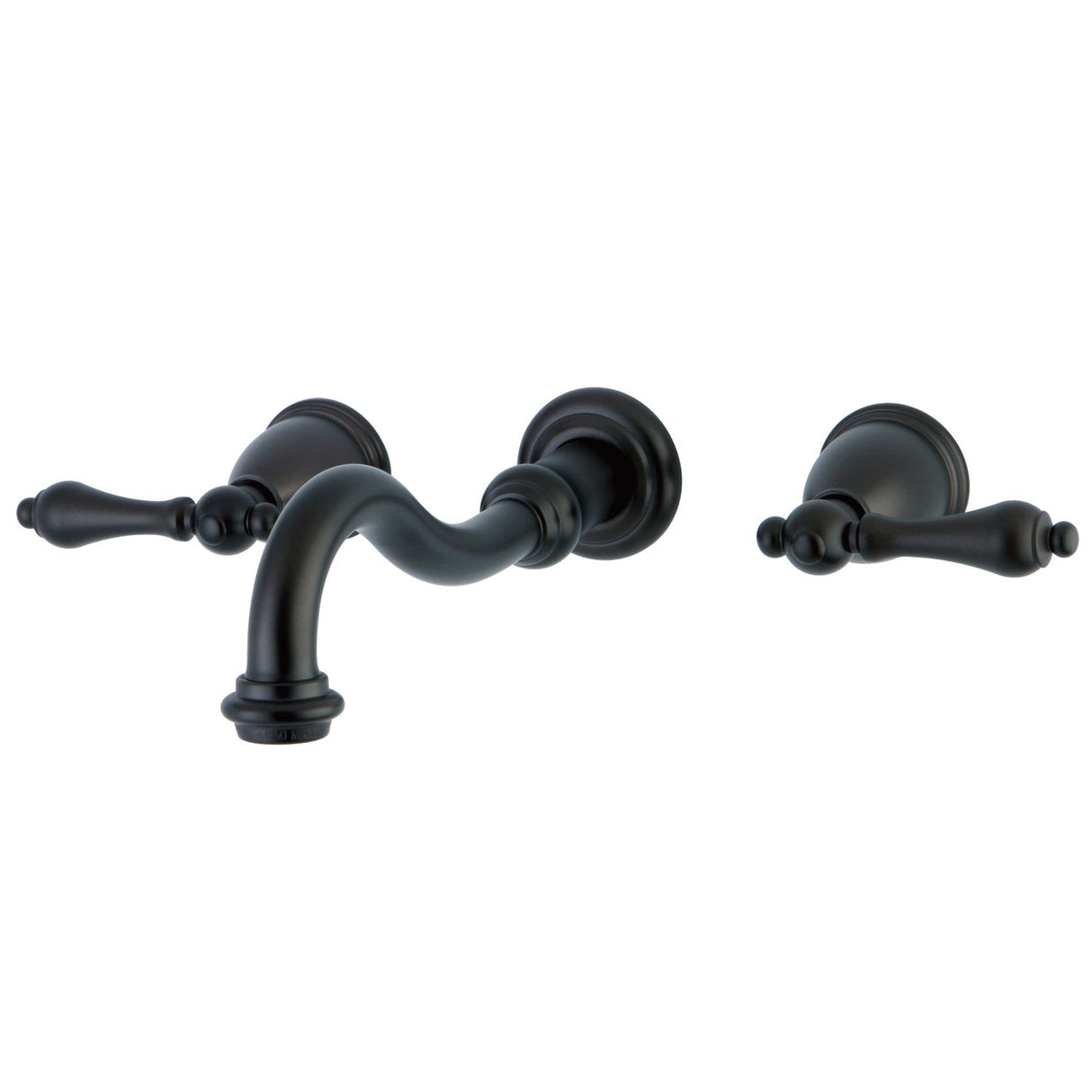 Vintage KS3125AL Two-Handle 3-Hole Wall Mount Bathroom Faucet, Oil Rubbed Bronze