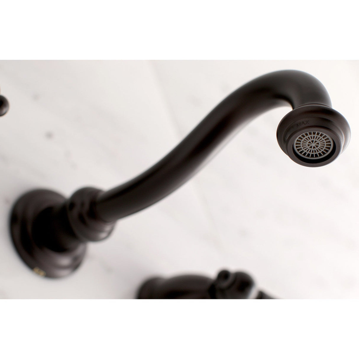 Vintage KS3125AX Two-Handle 3-Hole Wall Mount Bathroom Faucet, Oil Rubbed Bronze