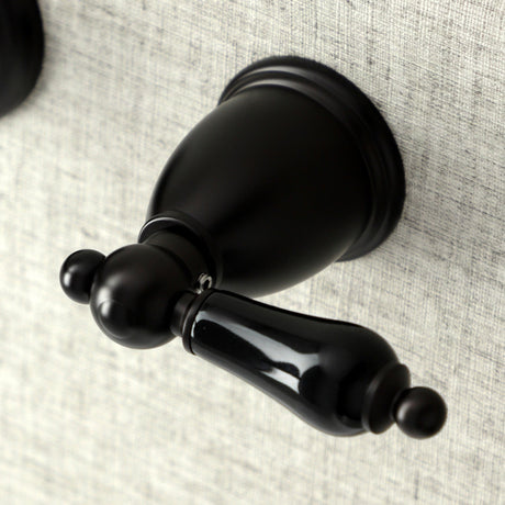 Duchess KS3125PKL Two-Handle Wall Mount Bathroom Faucet, Oil Rubbed Bronze