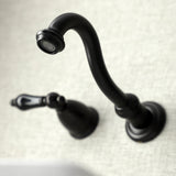 Duchess KS3125PKL Two-Handle Wall Mount Bathroom Faucet, Oil Rubbed Bronze