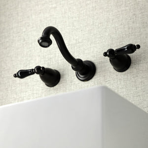 Duchess KS3125PKL Two-Handle Wall Mount Bathroom Faucet, Oil Rubbed Bronze